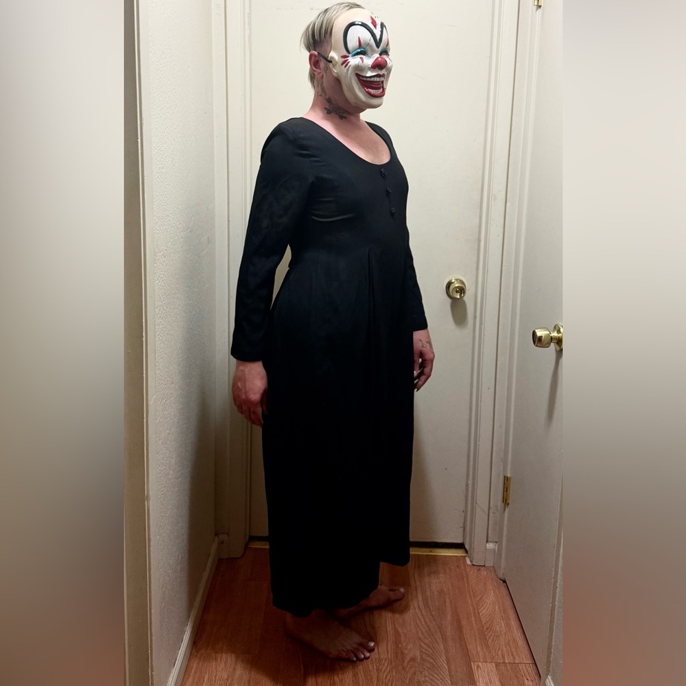90s Retro Wide Leg Jumpsuit Size Large